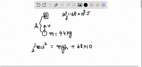 a-projectile-whose-mass-is-94-mathrmkg-is-fired-vertically-upward-on-its-upward-flight-68-mathrmkj-o-92068