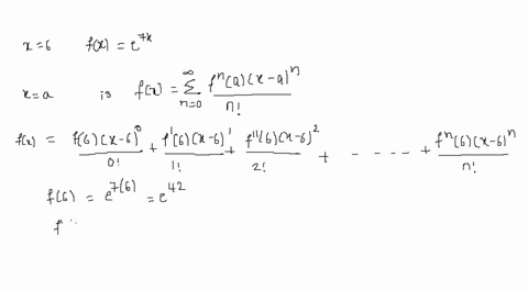 for-the-following-function-find-the-taylor-series-centered-at-x-6-and-then-give-the-first-5-nonzero-terms-of-the-taylor-series-and-the-open-interval-of-convergence-fx-e-fx-fx-the-open-interv-50997