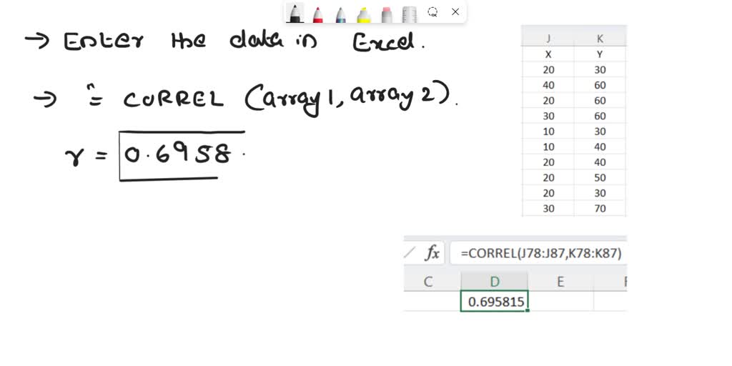 SOLVED: These are the four correlation problems in Chapter 5 Lecture ...
