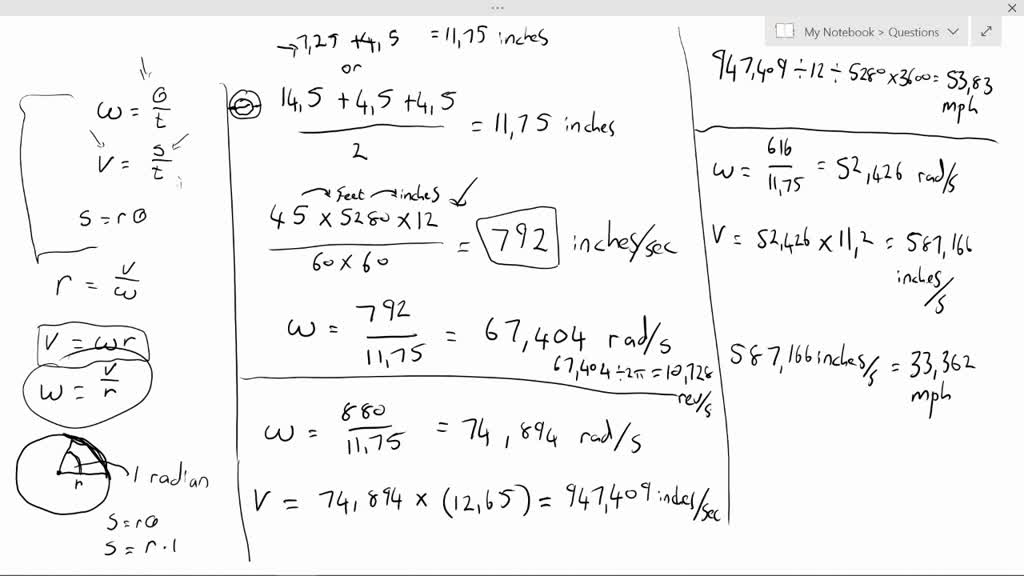 SOLVED The speedometer calculates speed by measuring the angular