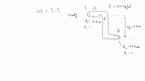 a-liquid-of-density-230-kgm-flows-steadily-through-pipe-of-varying-diameter-and-height-at-location-along-the-pipe_-the-flow-speed-is-96-mls-and-the-pipe-diameter-d-is-1l7-cm-at-localion-the-24858