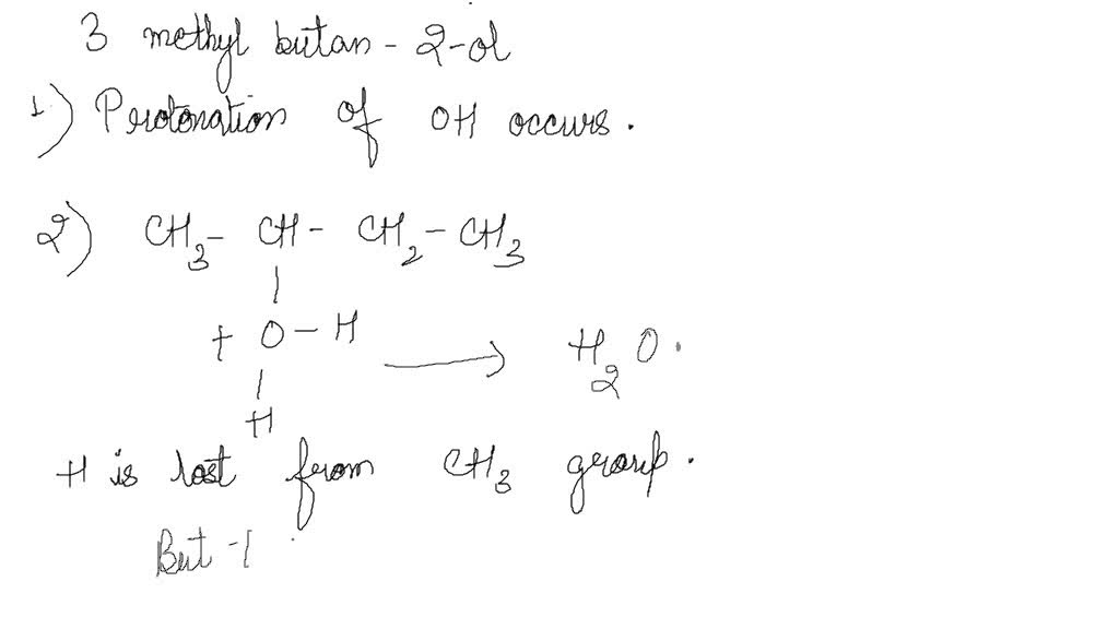 SOLVED Which alcohol reacts with an acid catalyst to form a mixture of