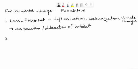 which-of-the-following-are-effects-of-environmental-change-on-populations-speciation-and-a-decrease-in-resources-loss-of-habitat-and-impacts-on-growth-and-development-a-decrease-in-resources-33931