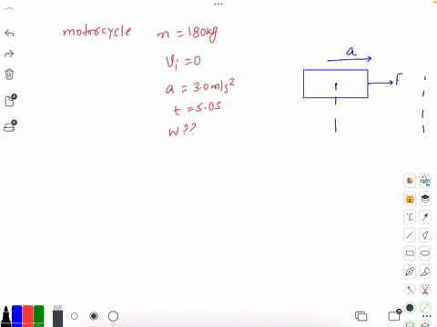 short-answer-1-a-180-mathrmkg-motorcycle-starts-from-rest-and-accelerates-at-a-rate-of-30-mathrmm-mathrms2-for-50-seconds-assume-that-the-force-acting-to-accelerate-the-motorcycle-acts-in-the-same-dir