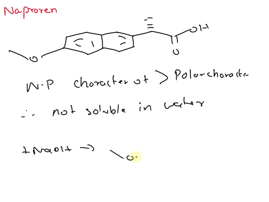SOLVED (8 points) Naproxen, an overthecounter NSAID, is practically