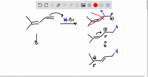 draw-both-resonance-structures-of-the-most-stable-carbocation-intermediate-in-the-reaction-show-hbr-you-do-not-have-to-consider-stereochemistry-do-not-include-anionic-counter-ions-iin-your-a-20544