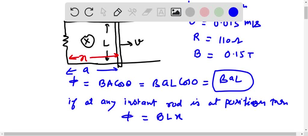 SOLVED: Problem [6: Conducting Rod Spans Gap Of Length L = 0.065 M And ...