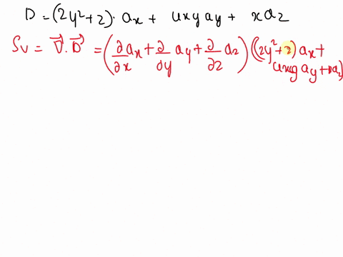 below-if-d-2y2-zax-4xyay-xaz-cm2-find-a-the-volume-charge-density-at-1-0-3-b-the-flux-through-the-cube-defined-by-02-0y20-z2-c-the-total-charge-enclosed-by-the-cube-5-points-58517