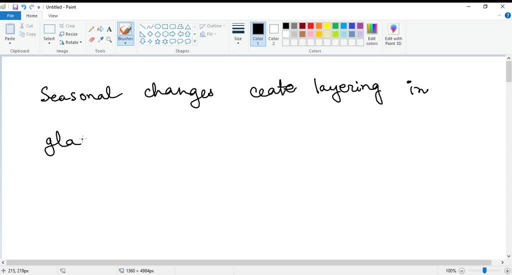 SOLVED Seasonal changes create layering in glaciers known as . growth