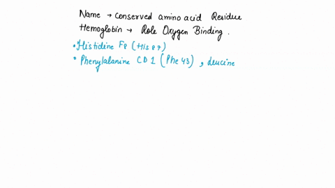 name-the-conserved-amino-acid-residues-in-hemoglobin-and-discuss-their-role-in-oxygen-binding-94908