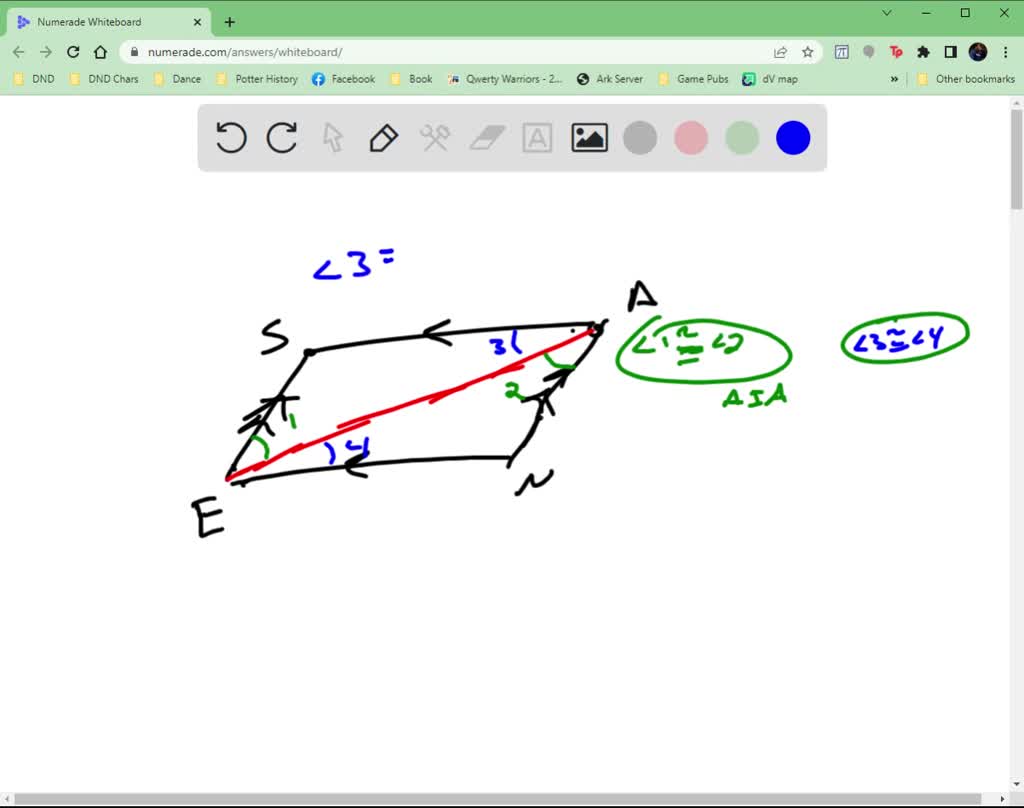 SOLVED: An auxiliary line segment has been added to the figure ...