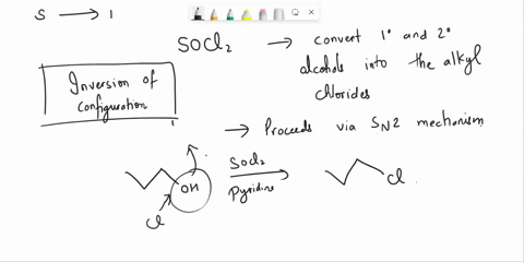 what-is-the-major-organic-product-obtained-from-the-following-reaction-oh-pyridine-r-2-chlorobutane-trans-2-butene-2-chlorobutane-s-2-chlorobutane-soclz-79475