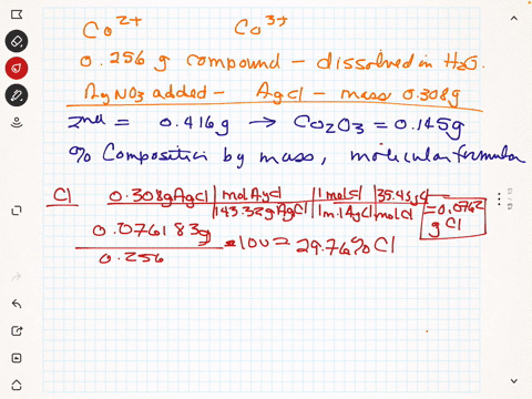 in-most-of-its-ionic-compounds-cobalt-is-either-mathrmcomathrmii-or-mathrmcomathrmiii-one-such-compo-37117