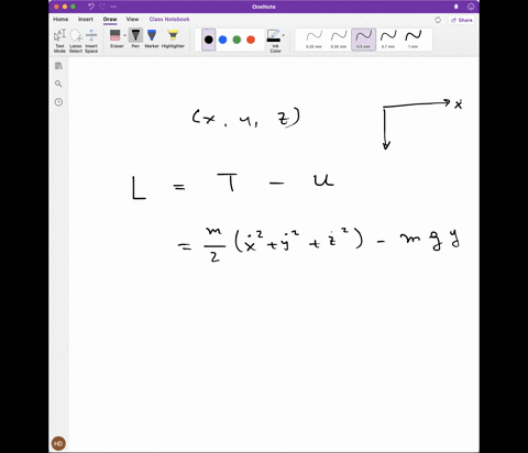 write-down-the-lagrangian-for-a-projectile-subject-to-no-air-resistance-in-terms-of-its-cartesian-co-80816