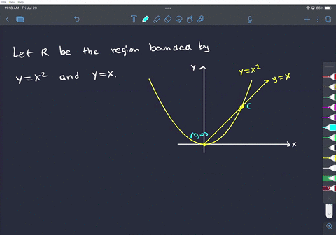 find-the-volume-of-the-solid-obtained-by-rotating-the-region-bounded-by-the-given-curves-about-the-x-axis-yx2-yx-97357
