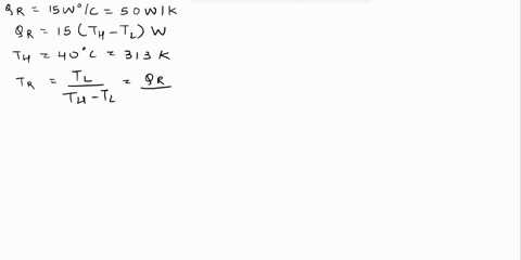 a-carnot-refrigerator-comsumes-200w-power-in-summer-when-the-ambient-temperature-is-40c-the-rate-at-which-energy-is-lost-as-heat-is-estimated-at-15w-per-degree-celcius-temperature-difference-38038