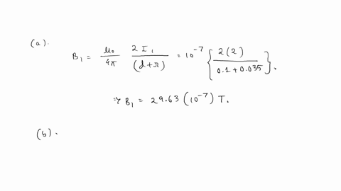 two-long-wires-parallel-to-the-z-axis-carry-30-a-in-the-2-direction-currents-as-shownh-20-a-in-the-2-direction-and-the-distance-between-wires-is-d-100-cm-and-12-cm-from-12-point-p-is-a-dista-63352