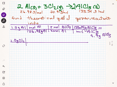 access-the-section-in-your-etext-part-a-for-the-reaction-shown-compute-the-theoretical-yield-of-the-product-in-grams-for-each-of-the-following-initial-amounts-of-reactants-2-al-s-3-clz-g-5-2-29965