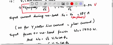 the-result-of-the-no-load-test-on-a-three-phase-wye-connected-induction-motor-are-as-follows-line-to-line-voltage-400-v-input-power-1770-w-input-current-185-a-friction-and-windage-loss-600-w-determine