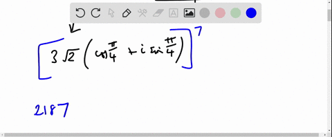use-demoivre-theorem-to-find-the-indicated-power-of-the-complex-number-write-your-answer-in-rectangular-form-33i7-the-answer-is-type-your-answer-in-lhe-form-a-bi-20715