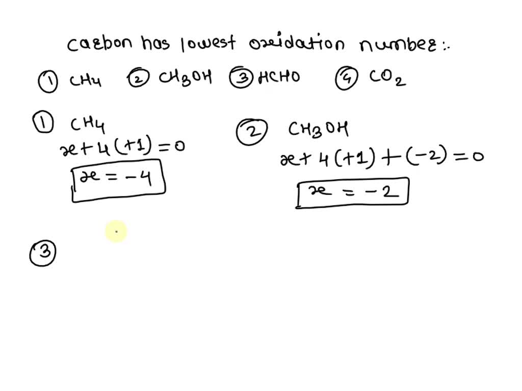 SOLVED: Which one of the following molecules where carbon has the ...