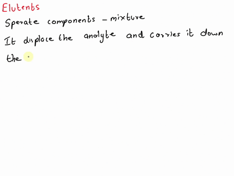 rationalise-the-use-of-different-eluents-in-the-chromatographic-experiments-71268