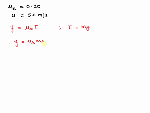 a-box-is-given-a-push-so-that-it-slides-across-the-floor-how-far-will-it-go-given-that-the-coefficient-of-kinetic-friction-is-020-and-the-push-imparts-an-initial-speed-of-50ms50ms-37268