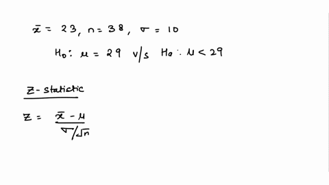 sample-mean-sample-size-and-population-standard-deviation-are-provided-below-use-the-one-mean-test-to-perform-the-required-hypothesis-test-at-the-1-significance-level-x23n38010-ho-29ha-29-th-66294