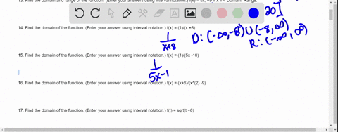 12-find-the-domain-and-range-of-the-function-enter-your-answers-using-interval-notation-fx-4x2-5-domain-range-13-find-the-domain-and-range-of-the-function-enter-your-answers-using-interval-n-07083