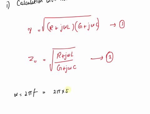 q-a-transmission-line-has-the-following-per-unit-length-parameters-l-05-ahm-210-pfim-r-50-m-and-g-002-sm-calculate-the-propagation-constant-and-characteristic-impedance-of-this-line-at-800-m-65465