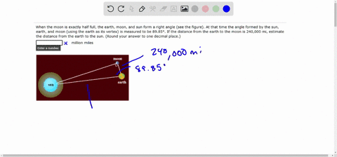 when-the-moon-is-exactly-half-full-the-earth-moon_-and-sun-form-right-angle-see-the-figure-at-that-time-the-angle-formed-by-the-sun-earth_-and-moon-using-the-earth-as-its-vertex-is-measured-71394