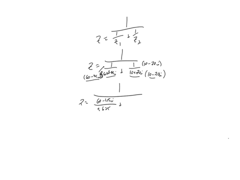 in-a-parallel-electrical-circuit-the-impedance-z-can-be-calculated-using-the-equation-zfrac1frac1z_1frac1z_2-where-z_1-and-z_2-are-the-impedances-for-the-branches-of-the-circuit-if-z_16045-i-and-z_210