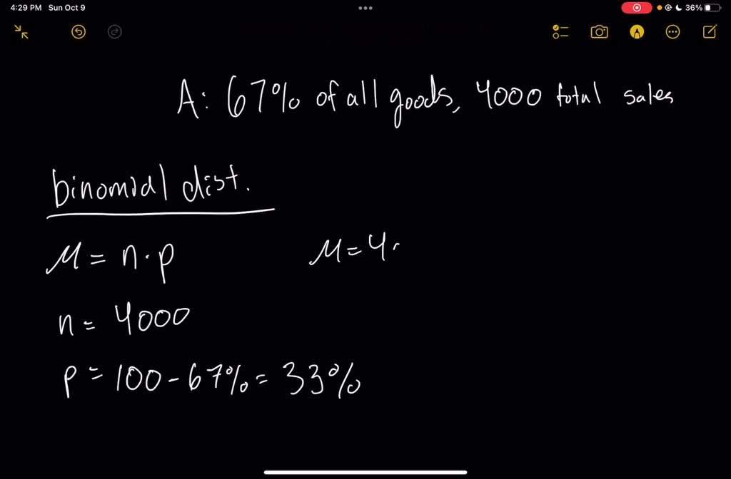 SOLVED: A Vendor Sells Two Products, A And B. 67% Of All Sold Goods Is ...