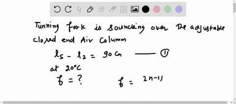 a-tuning-fork-was-sounded-over-an-adjustable-closed-air-column-it-was-found-that-the-difference-between-the-second-and-fifth-resonant-length-was-90ocm-what-was-the-frequency-of-the-tuning-fo-19772