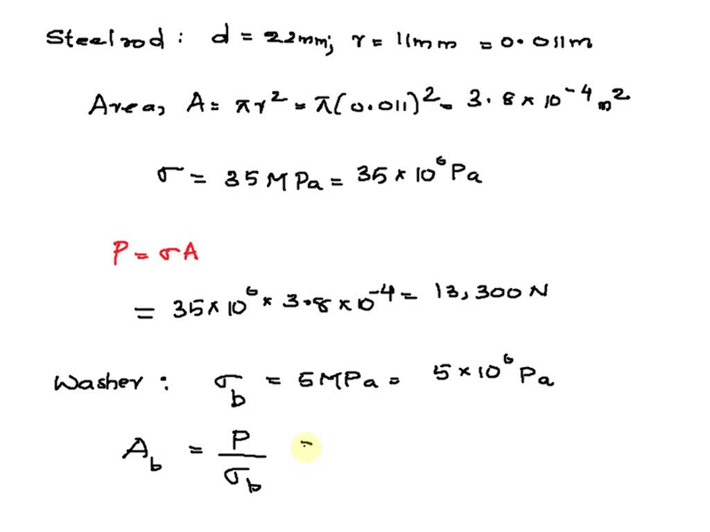 solved-5-the-load-p-applied-steel-rod-is-distributed-to-timber