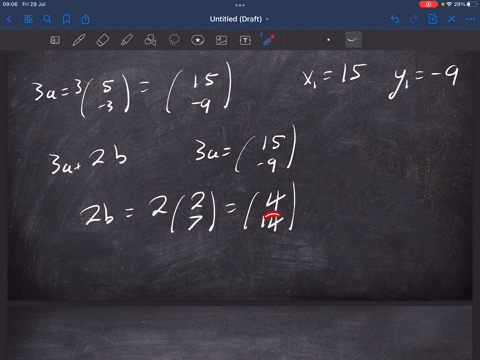 given-vectors-a-and-b-fill-in-the-blanks-for-each-vector-below-if-3a-yithen-x1-and-y1-if-3a-2b-then-x2-and-y2-also-il3a-2bll-nearest-hundredth-if-rounded-to-the-22268