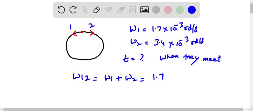 SOLVED: Two people start at the same place and walk around a circular ...