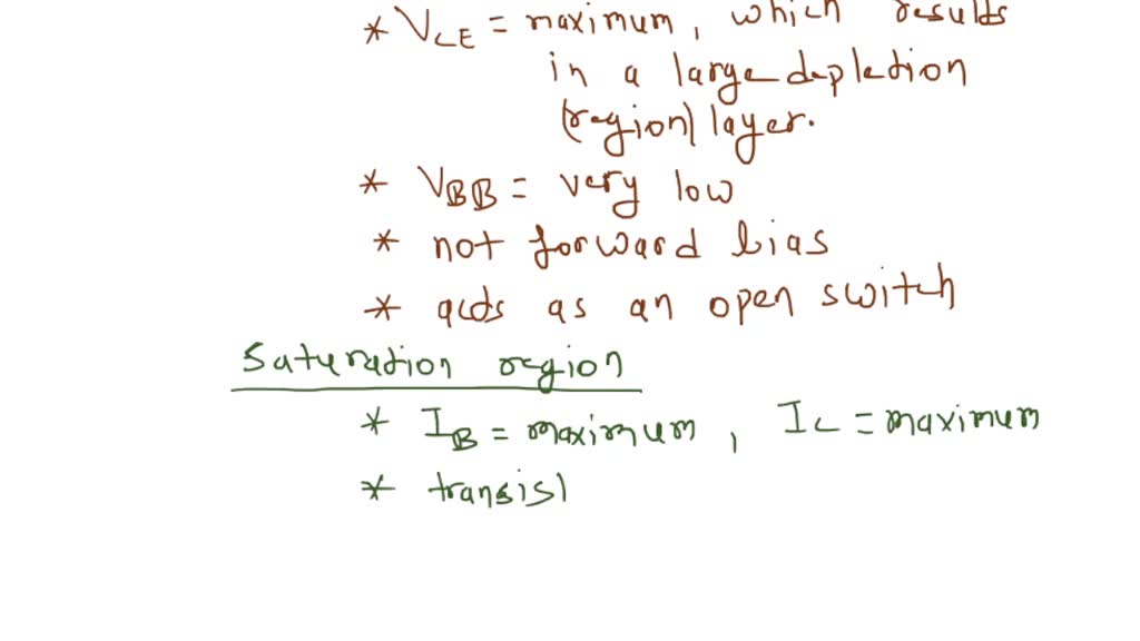 SOLVED Briefly explain how a Transistor can be used as a Switch and as