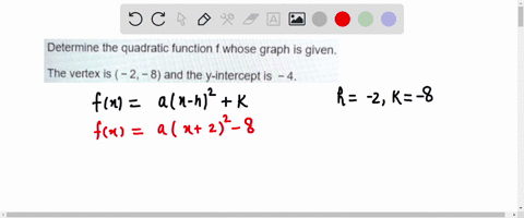 determine-the-quadratic-function-f-whose-graph-is-given-the-vertex-is-2-8-and-the-y-intercept-is-fx-simplify-your-answer-94471