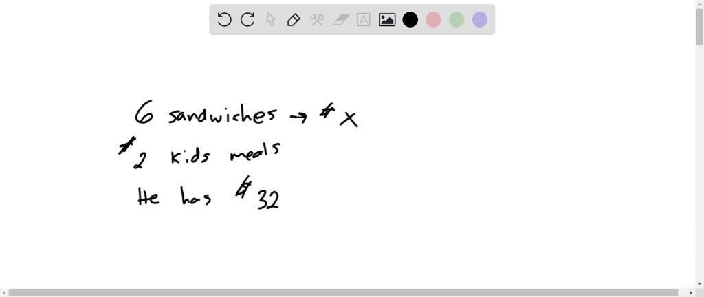 SOLVED: I really need help with this problem thank you. Charlie wants - Charlie Wants To Order Lunch For His Friends