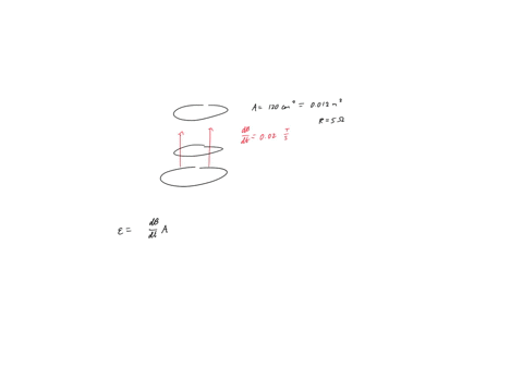 in-fig-the-magnetic-field-in-the-region-betwcen-the-poles-of-an-electromagnet-is-uniform-at-an-instant-but-increasing-at-a-rate-0020-tls-the-arca-of-the-conducting-loop-in-the-field-is-120-c-65145