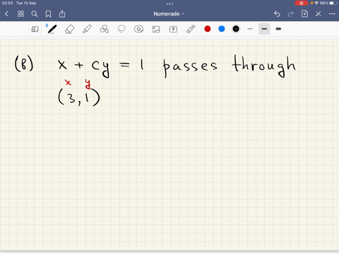 determine-whether-there-exists-a-constant-c-such-that-the-line-x-cy-1a-has-slope-4-b-passes-through-3-1-c-is-horizontal-d-is-vertical-81362