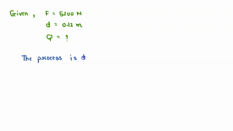 an-ideal-gas-is-kept-in-thermal-contact-with-a-heat-reservoir-at-20c-293-k-while-it-is-compressed-from-a-volume-of-200-l-to-a-volume-of-150-l-during-the-compression-an-average-force-of-5200n-18644