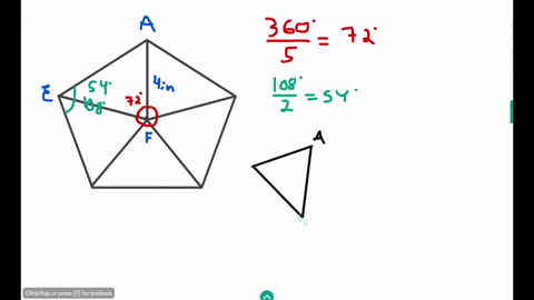 exercise-j-regular-pentagon-abcde-is-shown-below-with-point-f-at-its-center-in-other-words-located-such-that-af-point-cf-df-ef-ifaf-inches-shown-then-detenine-if-the-pentagons-perimeter-is-m-66375