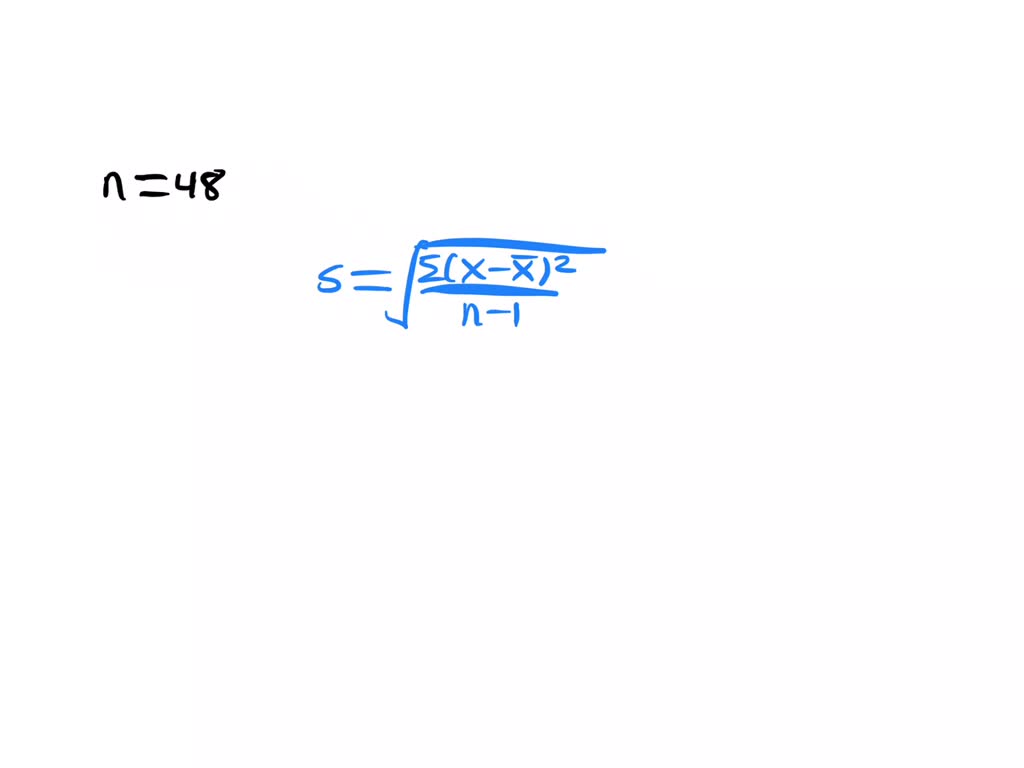 SOLVED The data represent the weights (in grams) of a random sample of 48 M M