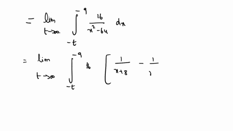the-integral-in-this-exercise-converges-evaluate-the-integral-without-using-table-16-dx-x2-64-16-dx-x2-64-type-an-exact-answer-56328