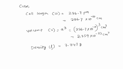 iron-crystallizes-in-a-body-centered-cubic-lattice-the-cell-length-as-determined-by-x-ray-diffract-4-51175