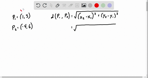 find-the-distance-dp1-p2-between-the-given-points-p1-and-p2