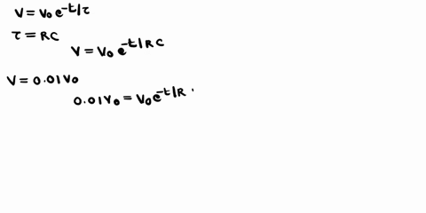 with-vv_o-e-t-r-c-it-mathematically-takes-an-infinite-time-for-a-capacitor-in-an-r-c-circuit-to-disc-48352
