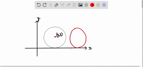 find-the-center-radius-form-of-the-equation-of-a-circle-with-center-32-and-tangent-to-the-x-axis-56663